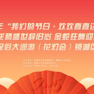 花灯添福年味浓｜芜湖市春节民俗大巡游（花灯会）活动热闹开场！ ... ...