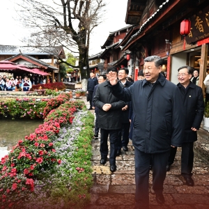 跟着总书记，走进古城老街