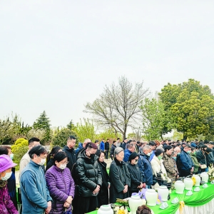 合肥举行2025年清明生态安葬活动